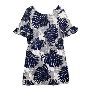 Tommy Bahama T-Shirt Dress Womens Large Tunic Coastal Floral Boho Outdoor Resort